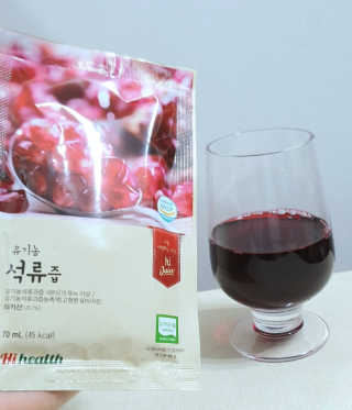 [하이헬스] 정말 진하고 맛있는 유기농 석류즙 30포 — 5점을 준 리뷰어가 2019년 11월 올린 사용 사진