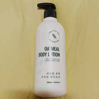 (주)에네스티 내추럴 촉촉  오트밀 바디로션 500ml — 5점을 준 리뷰어가 2019년 10월 올린 사용 사진
