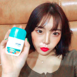 대웅제약 이지듀 디더블유 이지썬 — 3.83점을 준 리뷰어가 2018년 3월 올린 사용 사진