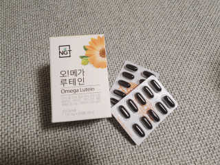 네츄럴굿띵스 오!메가루테인 60일분 — 5점을 준 리뷰어가 2019년 9월 올린 사용 사진
