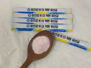 프롬바이오 엄마의 마음을 담은 장건강엔 더 착한 유산균 — 4.5점을 준 리뷰어가 2019년 12월 올린 사용 사진