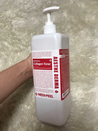 메디필 에스테 더마 레드마린 콜라겐 토너 — 2.5점을 준 리뷰어가 2020년 1월 올린 사용 사진