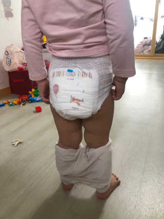 보솜이 액션핏 팬티형 — 4점을 준 리뷰어가 2019년 3월 올린 사용 사진