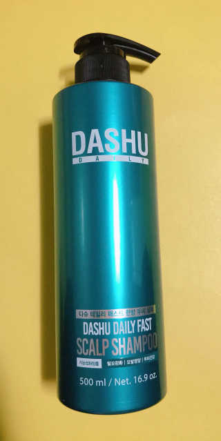 다슈코리아 다슈 데일리 패스트 한방 두피 샴푸 500ml — 4.67점을 준 리뷰어가 2018년 3월 올린 사용 사진