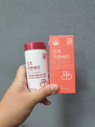 네츄럴굿띵스 잇츠 크랜베리 1병 30일분 — 5점을 준 리뷰어가 2019년 10월 올린 사용 사진