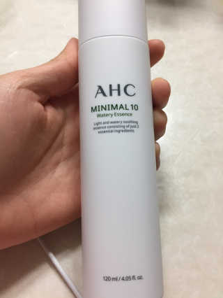 AHC 에이 에이치 씨 미니멀 10 워터리 에센스 — 3점을 준 리뷰어가 2018년 12월 올린 사용 사진