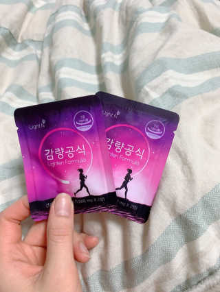 [감량공식] 다이어트 건강기능식품 — 4.5점을 준 리뷰어가 2019년 12월 올린 사용 사진