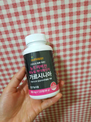 뉴트리비전 리뉴얼 바디체인지 가르시니아 — 5점을 준 리뷰어가 2018년 2월 올린 사용 사진