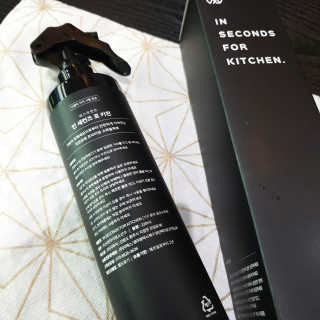 PEACE MOMENT 피스모먼트 인세컨즈포키친 320mL 천연살균소독제 — 5점을 준 리뷰어가 2019년 2월 올린 사용 사진