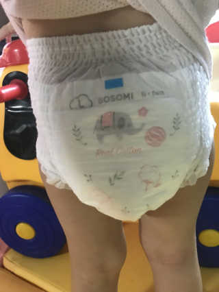 보솜이 리얼코튼 팬티형 — 5점을 준 리뷰어가 2019년 3월 올린 사용 사진