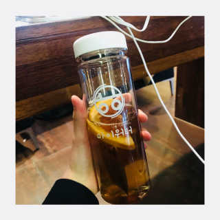 ㅎㅎ마이워터 과일워터팩+전용보틀_레몬파인애플 — 5점을 준 리뷰어가 2017년 12월 올린 사용 사진