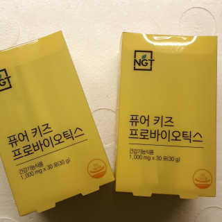 네츄럴굿띵스 퓨어 키즈 프로바이오틱스 60포 — 5점을 준 리뷰어가 2019년 5월 올린 사용 사진