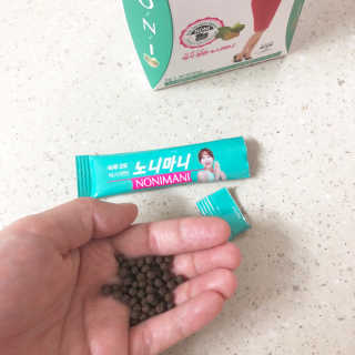 정찬우 꽐라만시 [띵보몰]건강환 습관 노니마니 스틱 1Box — 3.5점을 준 리뷰어가 2019년 5월 올린 사용 사진