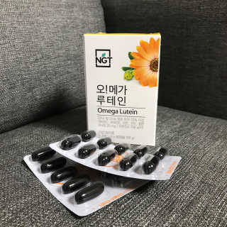 네츄럴굿띵스 오!메가루테인 60일분 — 4.5점을 준 리뷰어가 2019년 10월 올린 사용 사진