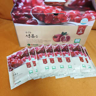 [하이헬스] 정말 진하고 맛있는 유기농 석류즙 30포 — 5점을 준 리뷰어가 2019년 12월 올린 사용 사진