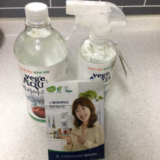 베지아쿠아 475ml + 리필 1000ml 1Set — 5점을 준 리뷰어가 2019년 11월 올린 사용 사진