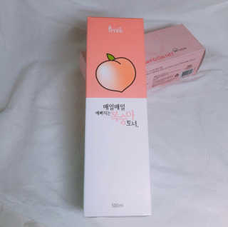 프레티 복숭아 토너 + 소프트 엠보 코튼 화장솜 — 5점을 준 리뷰어가 2019년 4월 올린 사용 사진