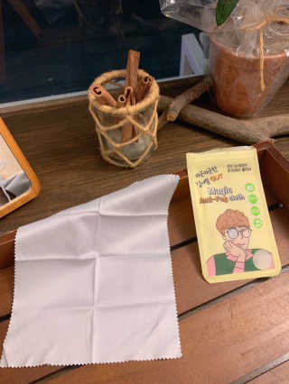 김서림방지 안경닦이 Magic Anti Fog Cloth 렌즈 김서림방지 클리너 — 5점을 준 리뷰어가 2019년 11월 올린 사용 사진