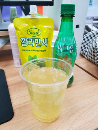 장수농가 리얼깔라만시 — 4점을 준 리뷰어가 2018년 5월 올린 사용 사진