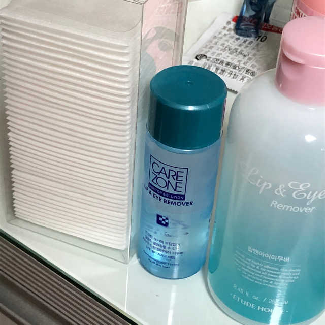 케어존 저자극 립앤아이 리무버 50ml 기획세트 리뷰 사진