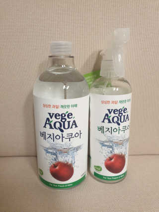 베지아쿠아 475ml + 리필 1000ml 1Set — 5점을 준 리뷰어가 2019년 9월 올린 사용 사진