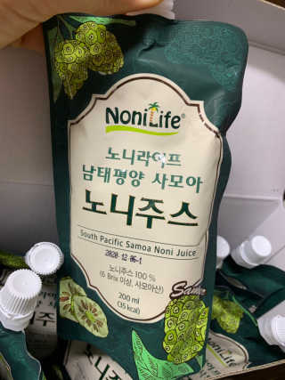 장수농가 남태평양 사모아 노니 원액 1L or 200mlx10팩 중 택 1 — 5점을 준 리뷰어가 2019년 1월 올린 사용 사진
