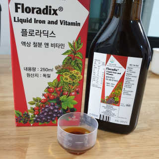 살루스 플로라딕스 액상 철분 앤 비타민 — 4.5점을 준 리뷰어가 2019년 8월 올린 사용 사진