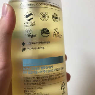 꿈비 오가닉 그라운드 탑투토 워시 300ML — 5점을 준 리뷰어가 2019년 7월 올린 사용 사진