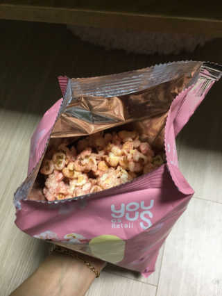 GS25 벚꽃 팝콘 + 벚꽃스파클링 + 벚꽃 청포도 에이드 — 5점을 준 리뷰어가 2018년 3월 올린 사용 사진