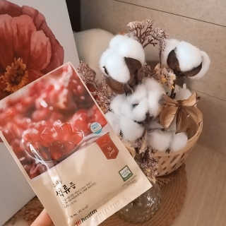 [하이헬스] 정말 진하고 맛있는 유기농 석류즙 30포 — 5점을 준 리뷰어가 2019년 11월 올린 사용 사진