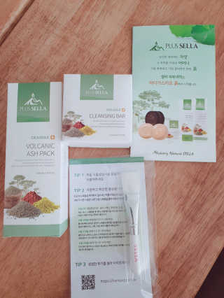 플러스셀라 시카골드 클렌징바 화산재팩 세트 — 5점을 준 리뷰어가 2020년 3월 올린 사용 사진