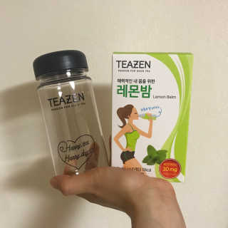티젠 레몬밤 + 마이보틀 — 3.33점을 준 리뷰어가 2018년 7월 올린 사용 사진