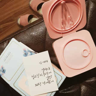메이베나 1일 1팩 뽑아쓰는 마스크팩 — 5점을 준 리뷰어가 2019년 2월 올린 사용 사진