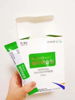 두루원 똥기사의 Kfood 화이버슬림 — 5점을 준 리뷰어가 2018년 7월 올린 사용 사진