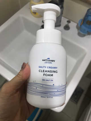 솔테라피 솔티 크리미 클렌징폼 300ml — 5점을 준 리뷰어가 2019년 4월 올린 사용 사진