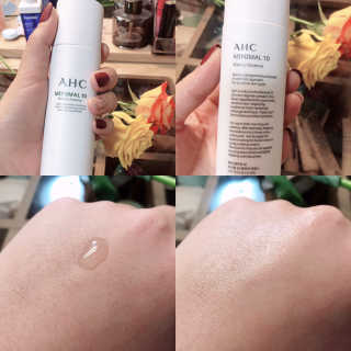 AHC 에이 에이치 씨 미니멀 10 워터리 에센스 — 4점을 준 리뷰어가 2018년 11월 올린 사용 사진