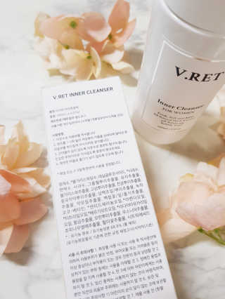 V.RET 브이렛 여성청결제 — 4.83점을 준 리뷰어가 2018년 8월 올린 사용 사진