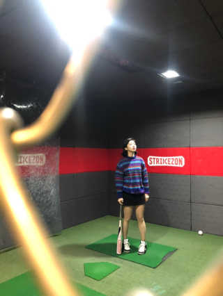 스트라이크존마곡구장 스트라이크존 1시간 이용권 — 5점을 준 리뷰어가 2018년 12월 올린 사용 사진