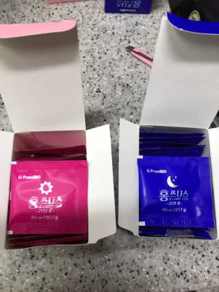 프롬바이오 홍쓰다스 아침,저녁 맞춤형 다이어트식품 14포+14포 — 5점을 준 리뷰어가 2020년 2월 올린 사용 사진