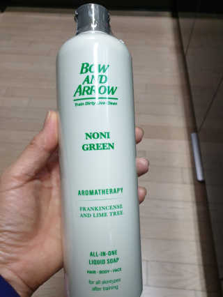 보우앤애로우 아로마테라피 올인원 리퀴드 솝 - 노니 그린 500ml — 5점을 준 리뷰어가 2019년 11월 올린 사용 사진