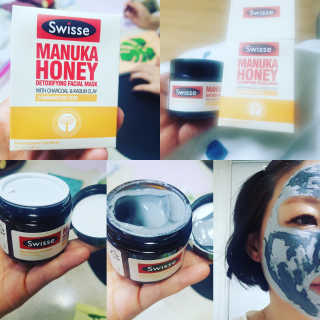 SWISSE 스위스 마누카 허니 디톡시파잉 페이셜 마스크 — 4점을 준 리뷰어가 2019년 12월 올린 사용 사진