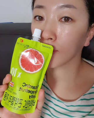 푸드마스터그룹 레모나 비타민C 곤약젤리 2종 — 5점을 준 리뷰어가 2019년 4월 올린 사용 사진