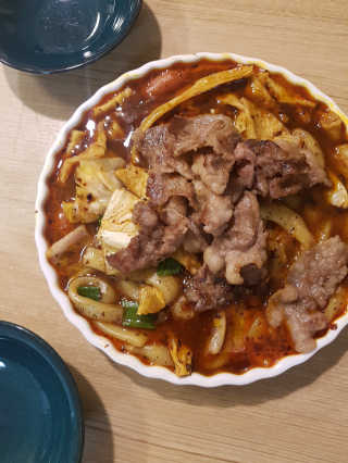 식스레시피 마라떡볶이 쿠킹박스 2인분 — 5점을 준 리뷰어가 2019년 7월 올린 사용 사진