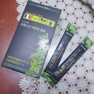 로하스웰 프랑스산 레몬밤 분말 — 4.33점을 준 리뷰어가 2018년 6월 올린 사용 사진