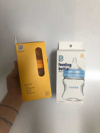 유비맘 신생아젖병 120ml 트리플팩_ 젖꼭지 포함 — 5점을 준 리뷰어가 2020년 3월 올린 사용 사진