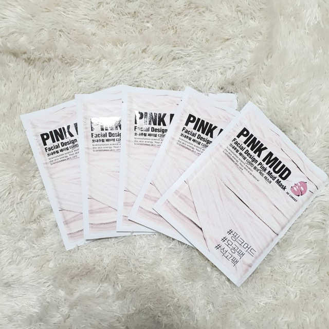 쏘내추럴 핑크 머드 마스크 5매 리뷰 사진