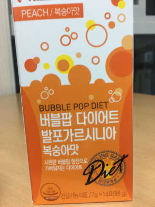 비타민하우스 버블팝 다이어트 발포가르시니아 청포도/복숭아 — 4점을 준 리뷰어가 2017년 6월 올린 사용 사진