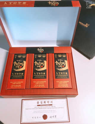 메이준뉴트리 박경호의 홍삼활력스틱 10ml x 30포 — 5점을 준 리뷰어가 2020년 2월 올린 사용 사진