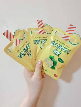 장수농가 리얼깔라만시 원샷 50ml 10팩+보틀 — 4.5점을 준 리뷰어가 2019년 5월 올린 사용 사진