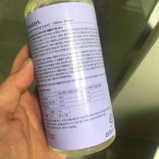 제로데이즈 천연 주방전용세제 + 여성속옷세제 — 4점을 준 리뷰어가 2020년 1월 올린 사용 사진